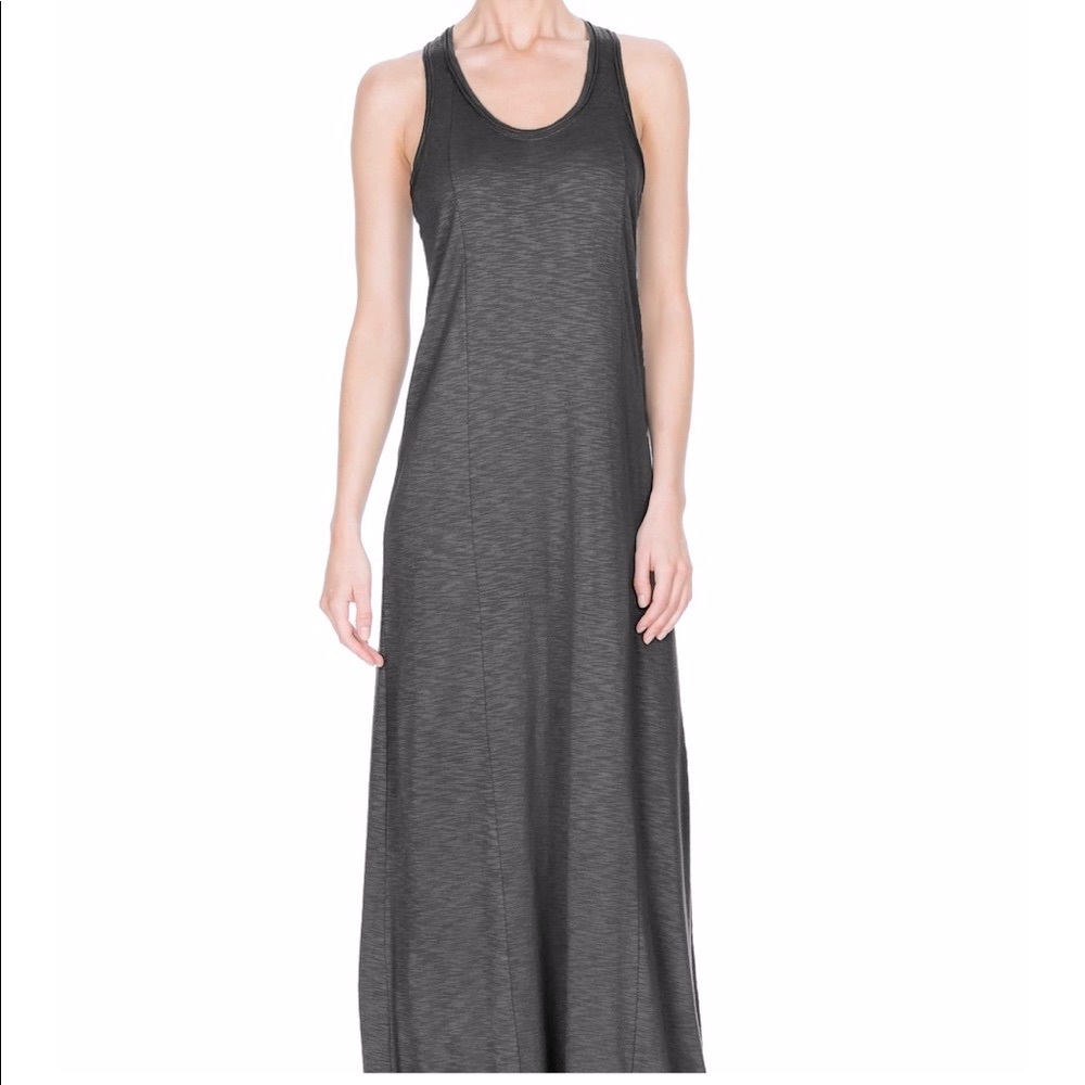 Lilla P Racerback Maxi in Black. Size Medium.